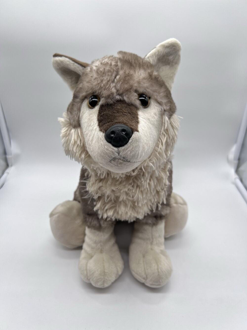 The Petting Zoo Timber Wolf Stuffed Animal Toy 12”